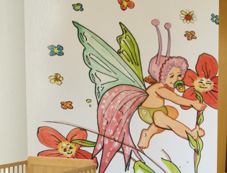 La mariposa bebé